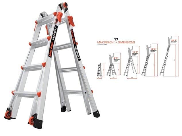IKHA5836-e1663430088278.jpg Little Giant Aluminium Multi Purpose Ladder - Image 1