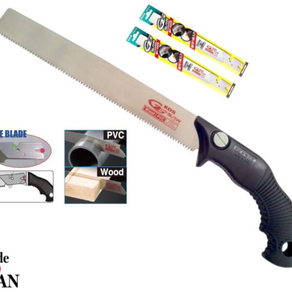 Wood PVC Saw, 2 pcs blade extra