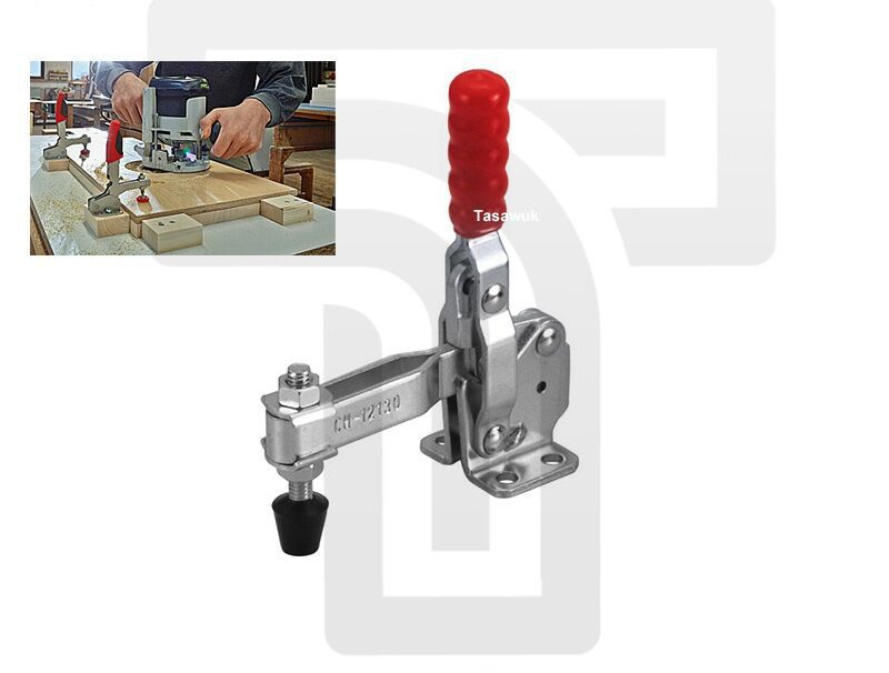 IMG_0016-e1660810782337.jpg Vertical Toggle Clamp, holding capacity : 100 KG - Image 1