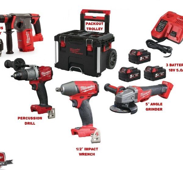 Milwaukee M18 Powerpack Kit