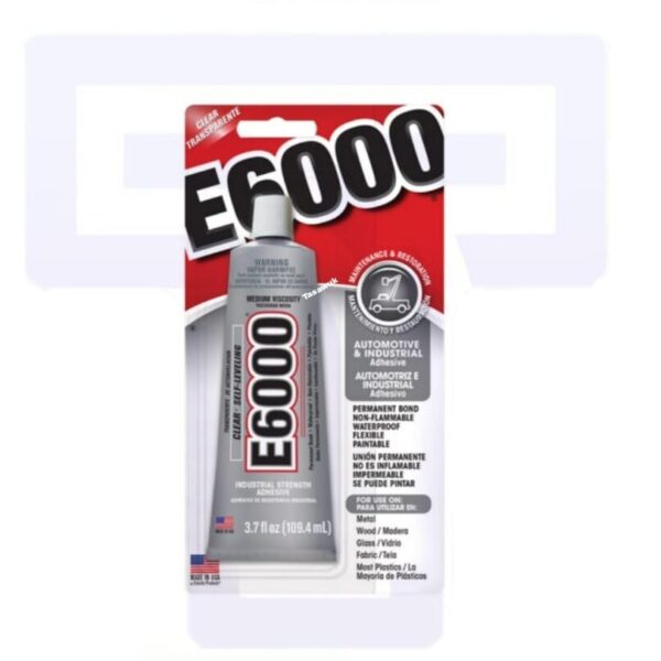E-6000 High Strength Gel Automotive & Industrial Adhesive