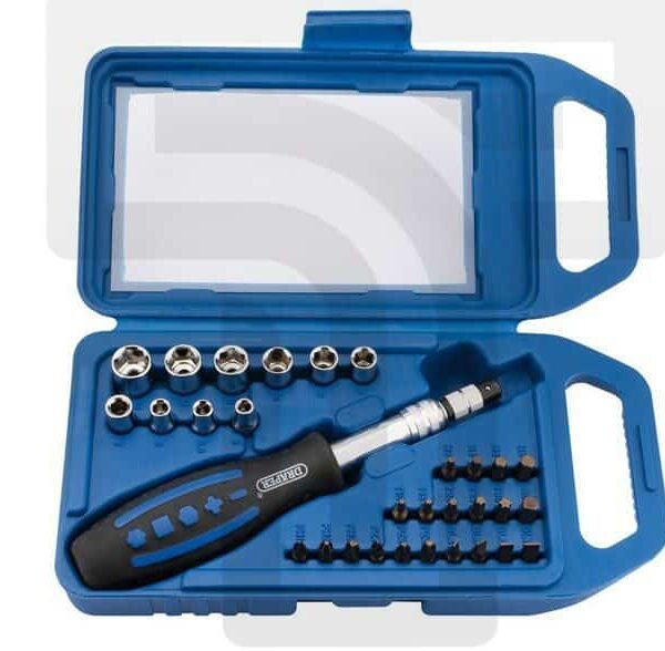 Draper 31pc Flex Shaft Driver Set: Reach Tight Spaces & Handle Diverse Jobs