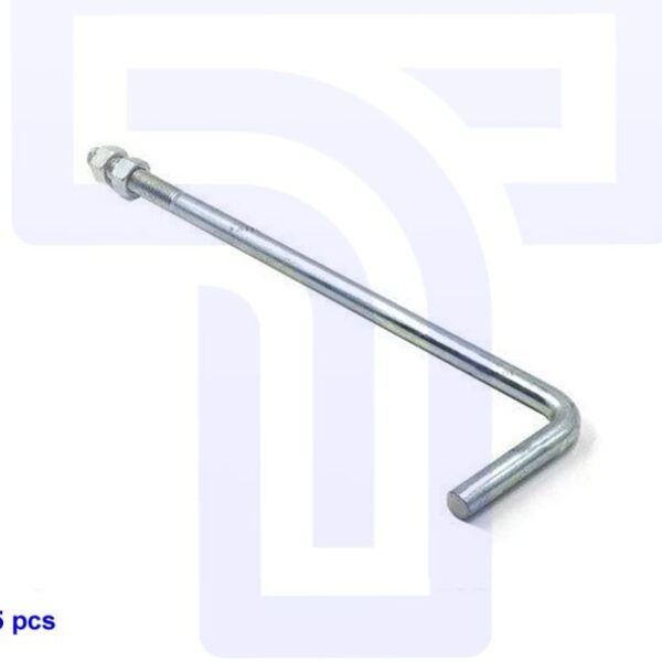 Galvanized L - Bolt with Nuts