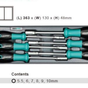 Whirlpower 6-Piece Nut Driver Set: Remove & Tighten Nuts Efficiently