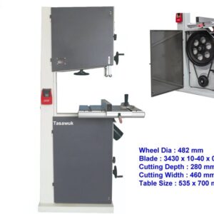 Versatile Wood Cutting Band Saw for Curved Cuts & Resawing
