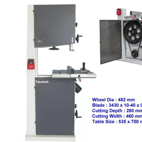 Versatile Wood Cutting Band Saw for Curved Cuts & Resawing