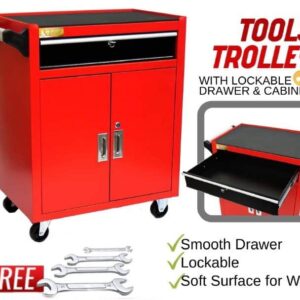 Maximize Storage and Security: The Versatile 1 Drawer & 2 Tier Cupboard
