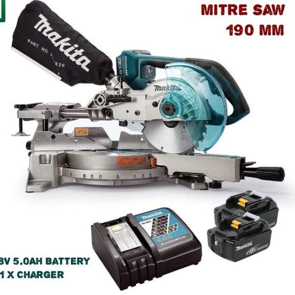 Makita 190mm Cordless Sliding Mitre Saw