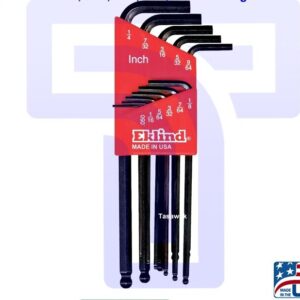 Eklind Hex Ball Allen Key Set: Tackle Hex Screw Jobs Efficiently (Multiple Sizes)