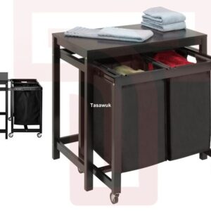 Laundry Hamper & Folding Table: Space-Saving Organization for Your Laundry