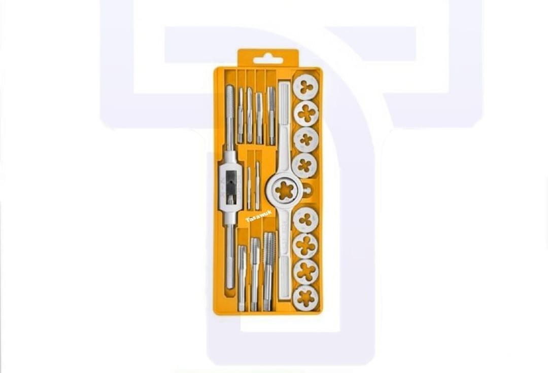 IMG_06763.jpg 20 Pcs Taps and Dies Set 9pcs Round&9pcs Taps - Image 1