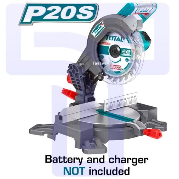 Total 210mm Cordless Mitre Saw : Effortless Angles & Cordless Freedom