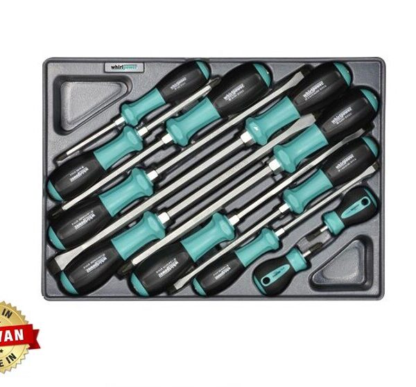 Whirlpower 12pc Screwdriver Set: Precision Screwdrivers for Diverse Tasks