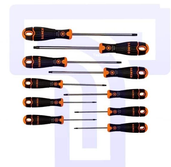 BAHCO 10pc Torx Screwdriver Set: Precision & Power for Star Screws