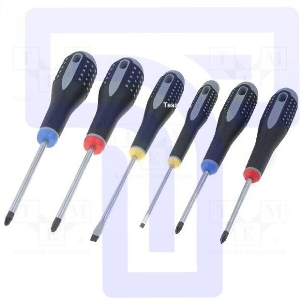 BAHCO 6-Piece Screwdriver Set: Tackle Diverse Fastening Tasks