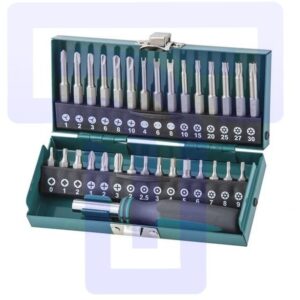 Wolfcraft 31-Piece Screwdriver Bit Set: Expand Your Screwdriver's Functionality