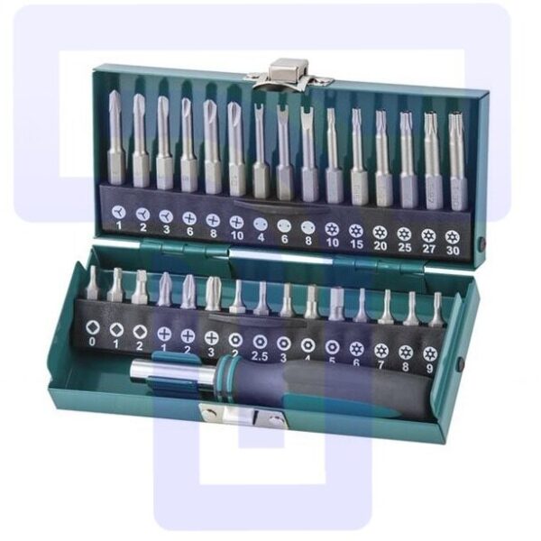 Wolfcraft 31-Piece Screwdriver Bit Set: Expand Your Screwdriver's Functionality