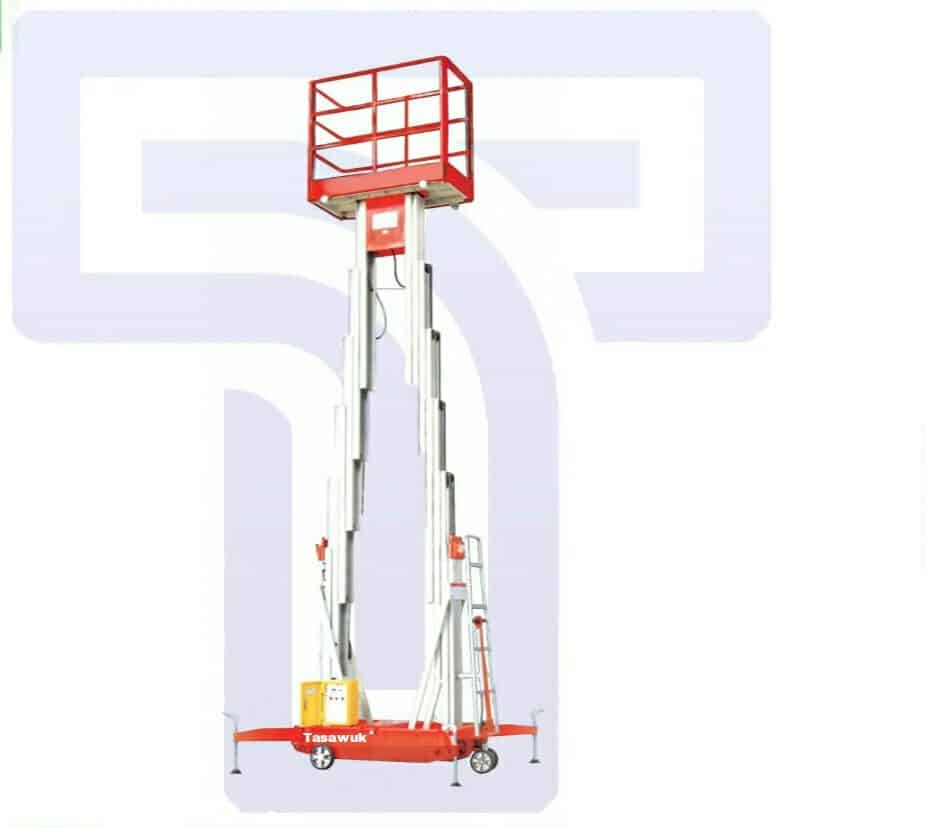 IMG_1083-e1663778672631.jpg Aerial Work Platform Double – Dual-Mast Vertical Work Platform - Image 1