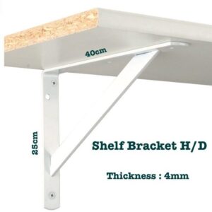 Sturdy Support for Shelves: Heavy-Duty Shelf Brackets ( 25 x 40 cm)