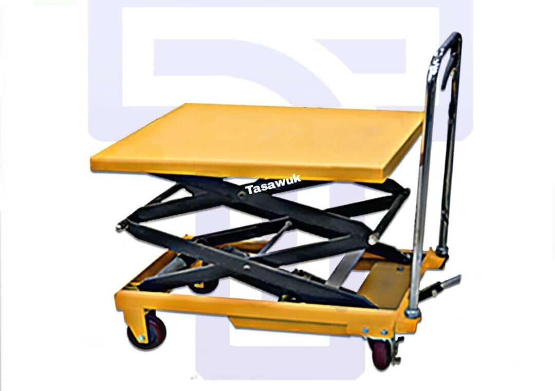 IMG_1267-e1665592254196.jpg Platform Trolley Hydraulic: Lift and Move Loads Effortlessly - Image 1
