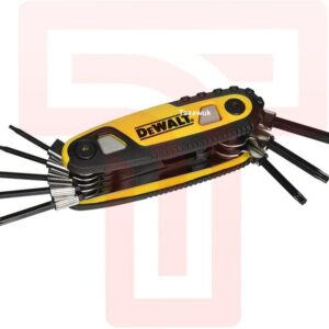 DeWalt 8-Piece Folding Hex Key Set: Tackle Diverse Hex Screw Jobs Efficiently
