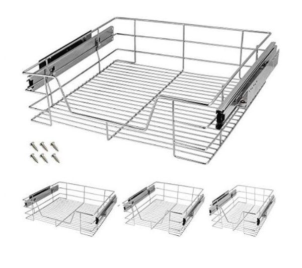 Maximize Drawer Space: Extendable Drawer Rack