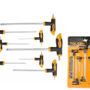 Tolsen 8-Piece Screwdriver Set: Tackle Diverse Screw Driving Jobs