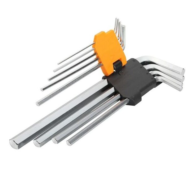 Tolsen 9-Piece Allen Key Set: Essential Hex Key Kit