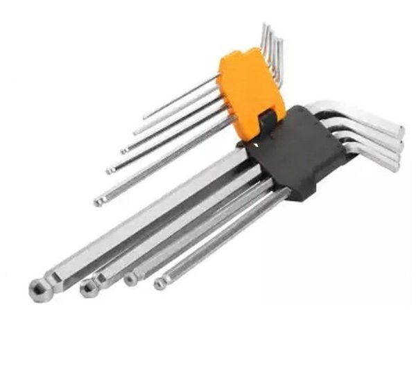 Tolsen 9-Piece Allen Key Set: Essential Hex Key Kit