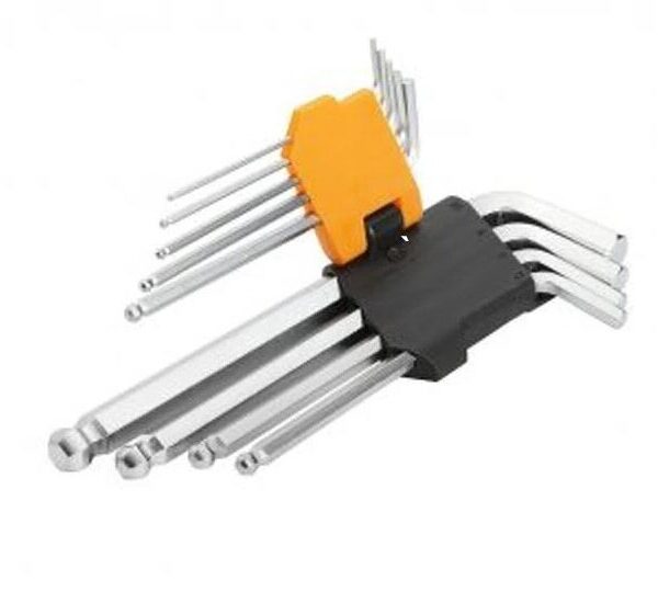 Tolsen 9-Piece Allen Key Set: Essential Hex Key Kit