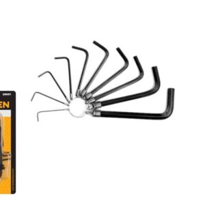 Tolsen 10-Piece Allen Key Set: Drive Hex Screws Securely