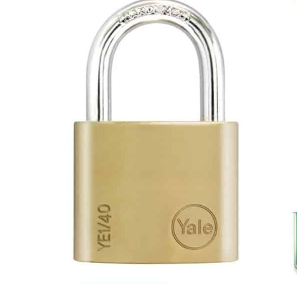 Reliable Brass Padlock 40mm - Yale Quality