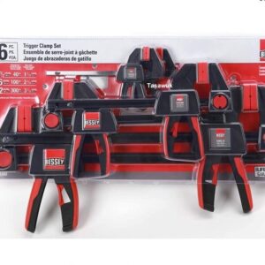 Trigger Clamp Set, 6 pcs/Set