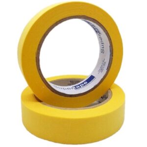 Yellow Masking Tape for Automotive (1" x 40 Yards, 2 Pack) | Achieve Crisp Lines