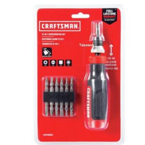 Craftsman 12-in-1 Screwdriver Set: Tackle Diverse Screw Jobs Efficiently
