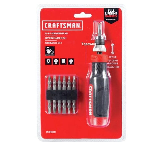 Craftsman 12-in-1 Screwdriver Set: Tackle Diverse Screw Jobs Efficiently