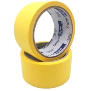 Yellow Masking Tape for Automotive (2" x 20 Yards, 2 Pack)