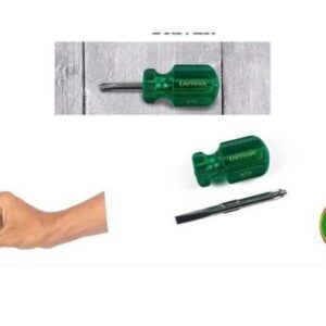 Taparia 2-in-1 Stubby Screwdriver: Versatile & Compact