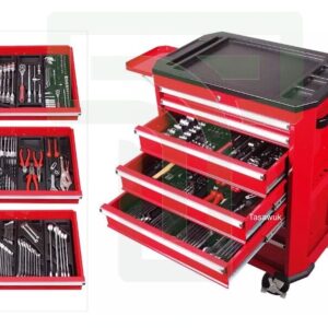 Torin 7-Drawer Tool Trolley with Tools: Organize and Move Your Tools Effortlessly