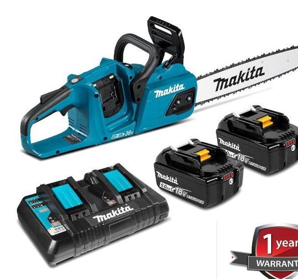 Makita 16" Cordless Chainsaw : Effortless Cutting & Maneuverability
