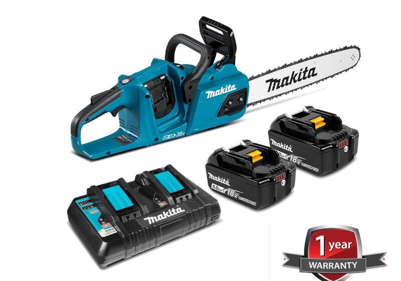 IMG_1824-3-e1666662774373.jpg Makita 16" Cordless Chainsaw : Effortless Cutting & Maneuverability - Image 1