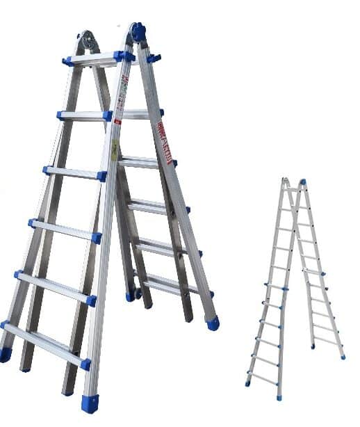 IMG_1876-1-e1663430782176.jpg Marchetti Equippe 3.4mtr Multi Purpose Folding Ladder - Image 1