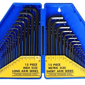 Taiwan 30pc Allen Key Set: Handle Any Hex Screw Job Efficiently