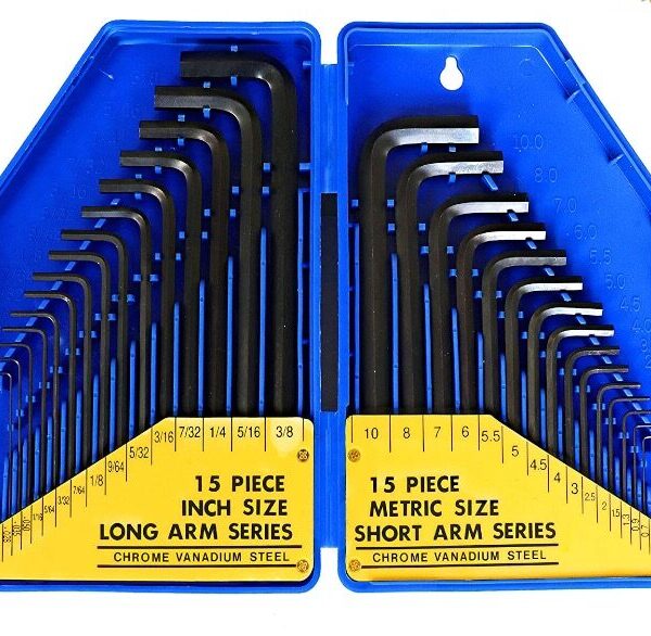 Taiwan 30pc Allen Key Set: Handle Any Hex Screw Job Efficiently