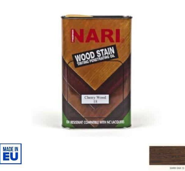 Transform Wood with Dark Elegance: Nari Wood Stain (Dark Oak, 1 Liter)