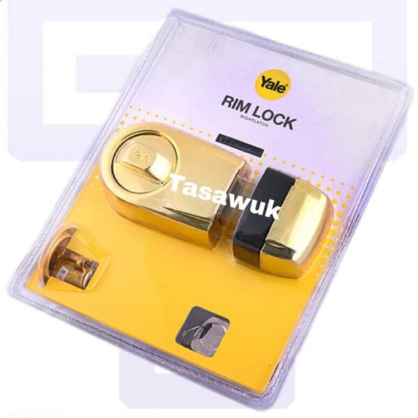 Yale Rim Dead Bolt Night Latch - 60mm Backset