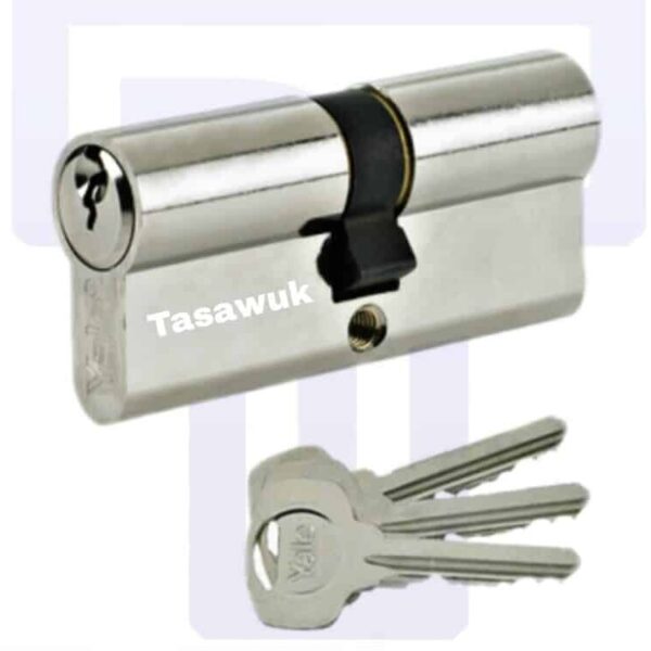 Cylinder 80mm Brass Body 3 Nickel Plated