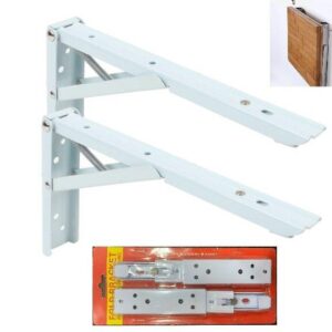 Space-Saving Support: Heavy Duty Folding Wall Bracket (8 Inch)