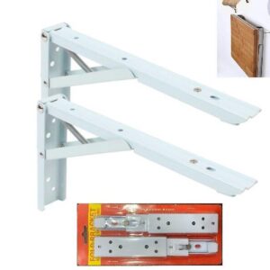 Space-Saving Support: Heavy Duty Folding Wall Bracket (12 Inch)