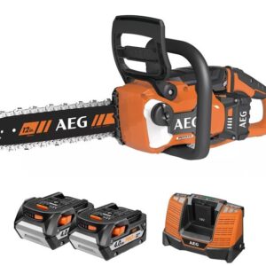 Power Through Cutting Tasks: 12" Gas Powered Chain Saw (AEG)